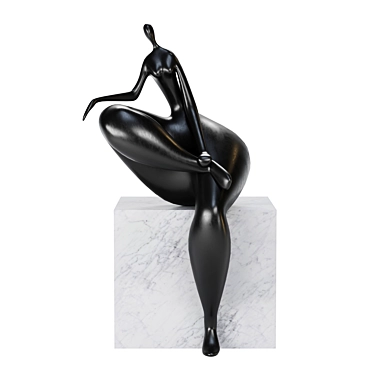 Contemporary Mesh Sculpture: Jean Louis Toutain 3D model image 1 
