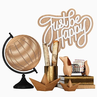 Happiness at Home: Decor Set 3D model image 1 