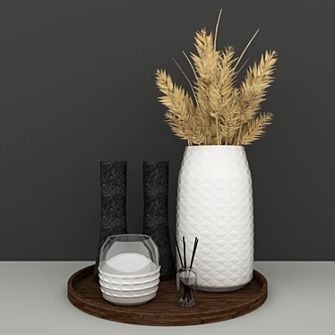 Elegant Decor Set: Contemporary Design 3D model image 1 