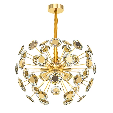 Harmonious Globe Marimba Chandelier 3D model image 1 