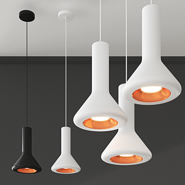 Brokis Whistle Pendant Lights: Stylish and Modern 3D model image 1 