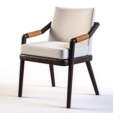 Artisanal Archer Chair 3D model image 1 