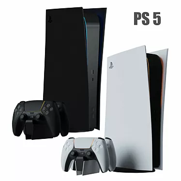 Sony PlayStation 5: Ultimate Gaming Experience 3D model image 1 