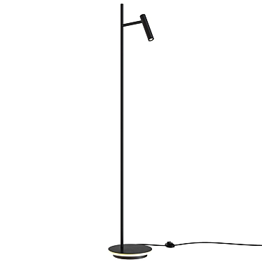Modern Black Floor Lamp: Maytoni Estudo Z010FL 3D model image 1 