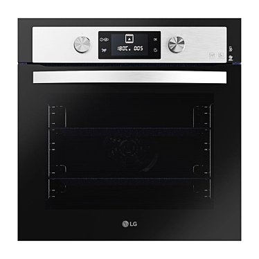 LG LB645E059T1 Built-in Oven 3D model image 1 