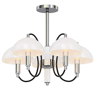 Elegant Lussole Gila Pendant 3D model image 1 