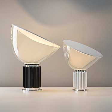 Taccia Duo: Stylish Desk & Floor Lamps 3D model image 1 