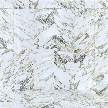 Marble Muse Macchia Vecchia Wall Tiles Set 3D model image 1 