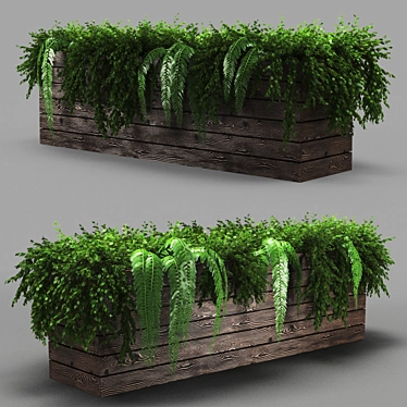 Botanical Bliss: Vibrant Plants with 285K Poly Count 3D model image 1 