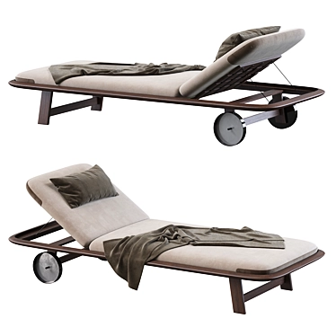 10th Tellaro Sun Lounger: Timeless Italian Design 3D model image 1 