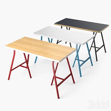 Versatile Linnmon/Lerberg Table: Stylish & Functional 3D model image 1 