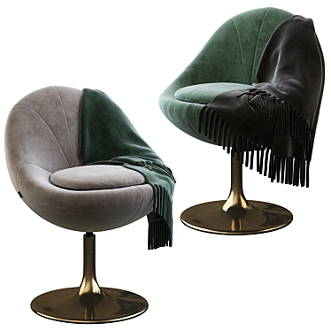 Contemporary Venus Chair: Elegant Design 3D model image 1 