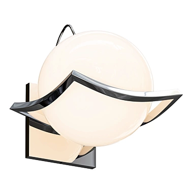 SOLAR Wall-mounted Plastic Light 3D model image 1 