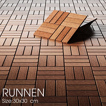 Outdoor Decking: RUNNEN by Ikea 3D model image 1 