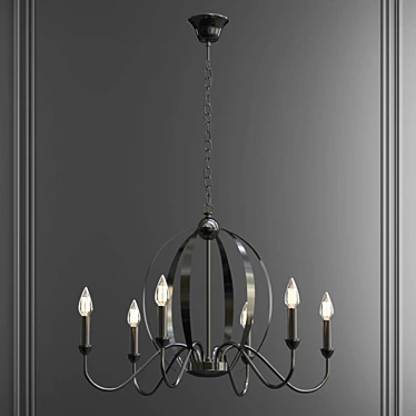 Modern Design Rufus Lamp 3D model image 1 