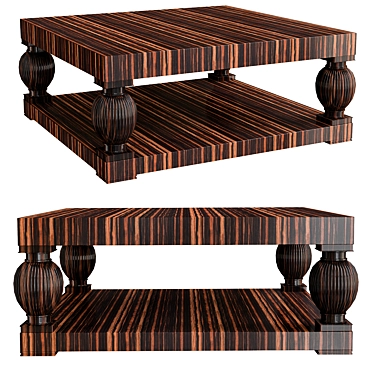 Elegant European-inspired Furniture Collection 3D model image 1 