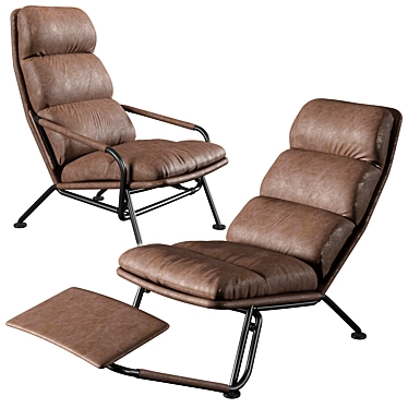 Harmonious Transformation: Kontrapunkt Recliner 3D model image 1 