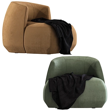 Brioni Up | Modern Armchair 3D model image 1 