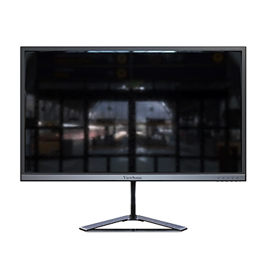 Sleek 4K Performance with ViewSonic 3D model image 1 