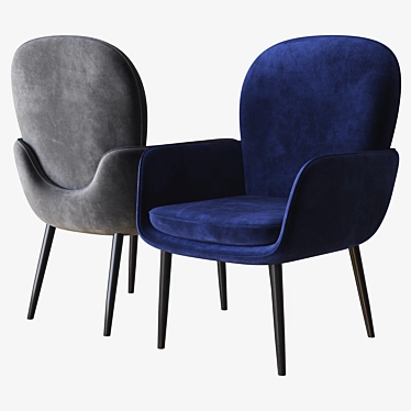 Russian Deep House Saint-Petersburg Chair 3D model image 1 