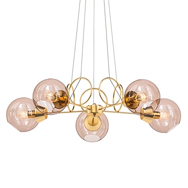 Lumion Amber Pendant Light 3D model image 1 