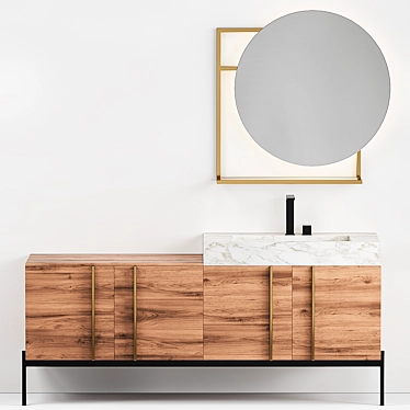 Birex Sidero Comp.1 - Modern Storage Solution 3D model image 1 