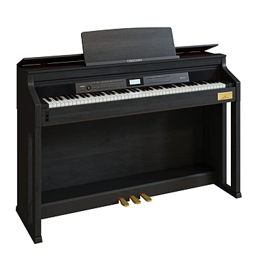 Casio AP-710 Digital Piano: Premium Sound & Sleek Design 3D model image 1 