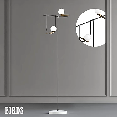 Elegant Birds: 3D Model Collection 3D model image 1 