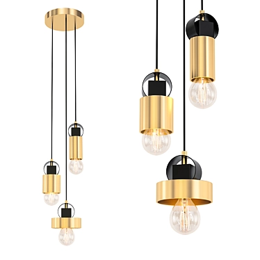 Electra Modern LED Pendant Lights 3D model image 1 