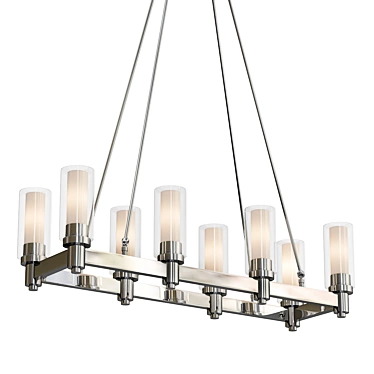 Elegant Circolo Chandelier - Kichler 3D model image 1 