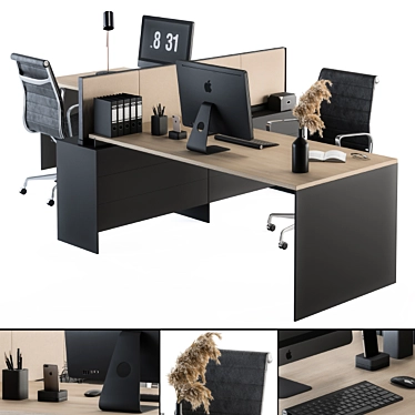 ErgoBlend Office Set 3D model image 1 