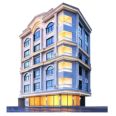 Classik Building: High-Quality Model 3D model image 1 