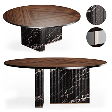 Paolo Castelli NETTUNO Round Table 3D model image 1 