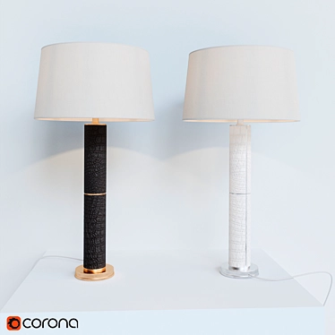 Sophisticated Upper Fifth Table Lamp 3D model image 1 