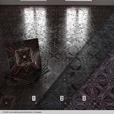Ceramic Tile Floor Texture 3D model image 1 