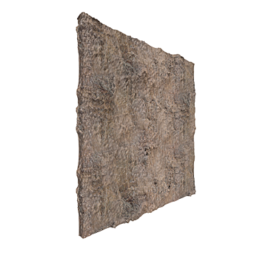 Rock Wall: High-Quality 3D Textured Panel 3D model image 1 