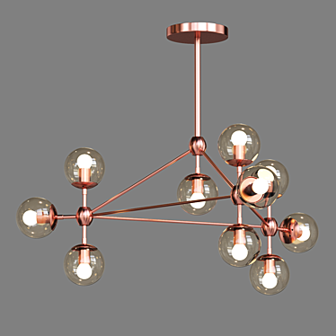 Molecular Frame Chandelier | Lampatron MODYY 3D model image 1 