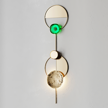 Elegant Gioielli 04 Wall Sconce 3D model image 1 