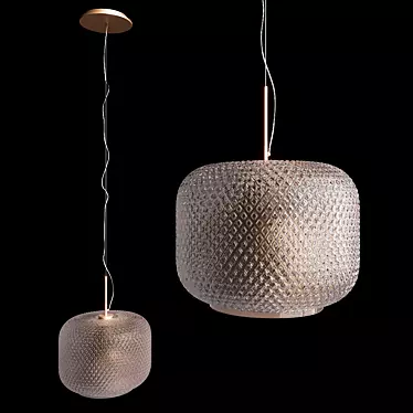 Mistinguett Brass Luminaire 3D model image 1 