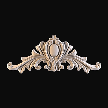 Elegant Ornament Decoration 3D model image 1 