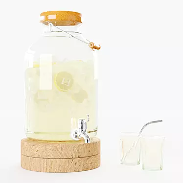 Crate&Barrel Drink Dispenser 3D model image 1 