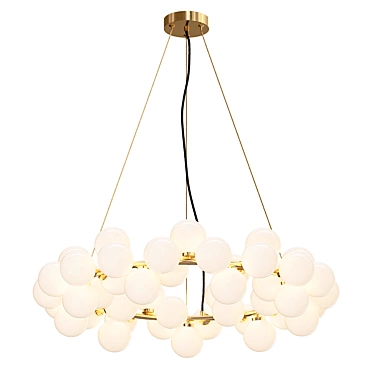 Elegant Loft Chandelier 3D model image 1 