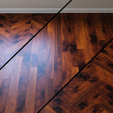 UPOFLOOR Merbau Parquet Board 3D model image 1 