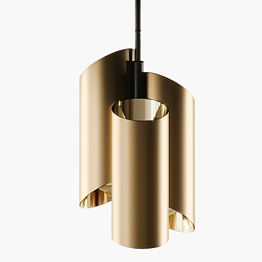 ARTEORS 6-Light Cylinder Pendant 3D model image 1 