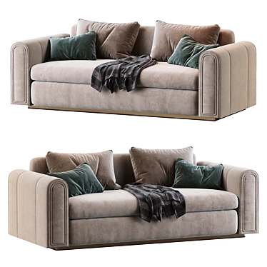 Luxurious Ludovica Mascheroni Sofa 3D model image 1 