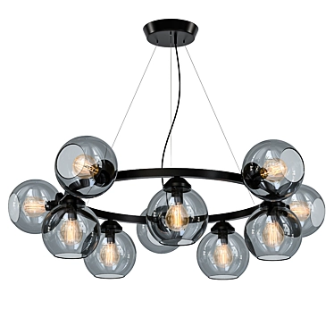 Elegant Vitaluce Pendant Chandelier 3D model image 1 