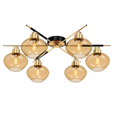 Yoshi 4405/6C Lumion Ceiling Chandelier 3D model image 1 