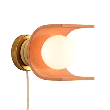 Luminous Terra Sconce 3D model image 1 