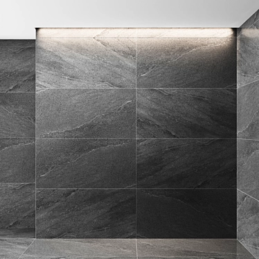 Contempora Carbon Tile: Sleek and Stylish 3D model image 1 