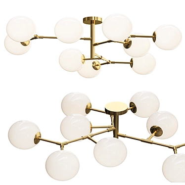 Starry Nights Ceiling Light 3D model image 1 